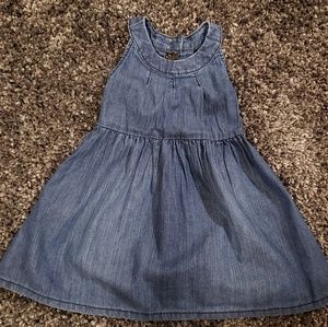 2T Girls Chambray Dress
